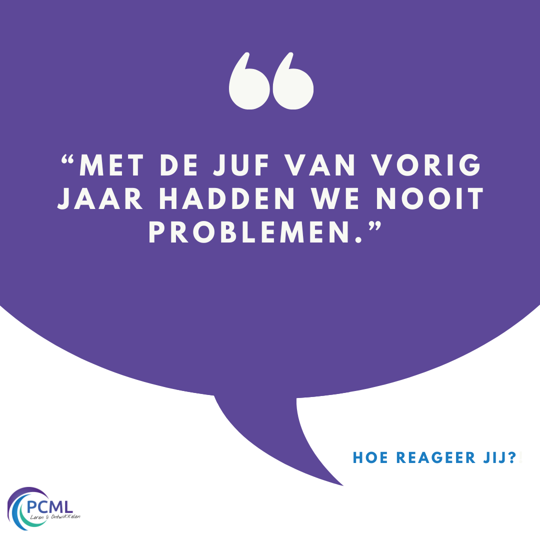 03 met de juf van vorig jaar nooit problemen